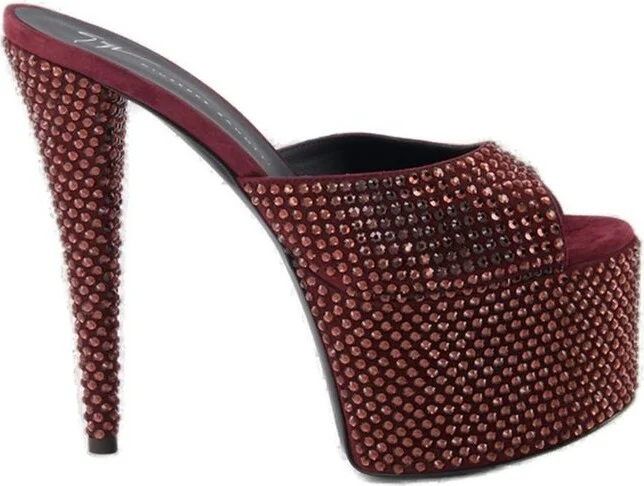 Giuseppe Zanotti Flaminia Square Toe Mules