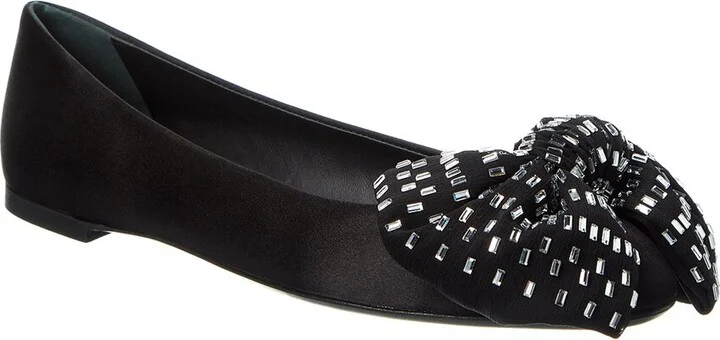 Giuseppe Zanotti Flavia Satin Flat