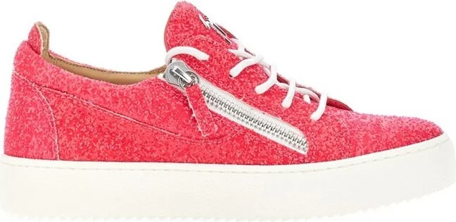 Giuseppe Zanotti Gail Glitter Lace-Up Sneakers