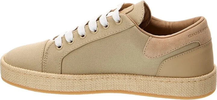 Giuseppe Zanotti Gz/City Canvas & Leather Sneaker - Image 2