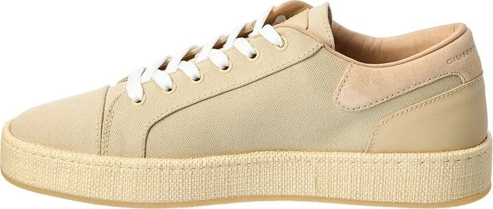 Giuseppe Zanotti Gz/City Canvas & Suede Sneaker - Image 2