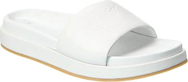 Giuseppe Zanotti Indi 10 Leather Slide