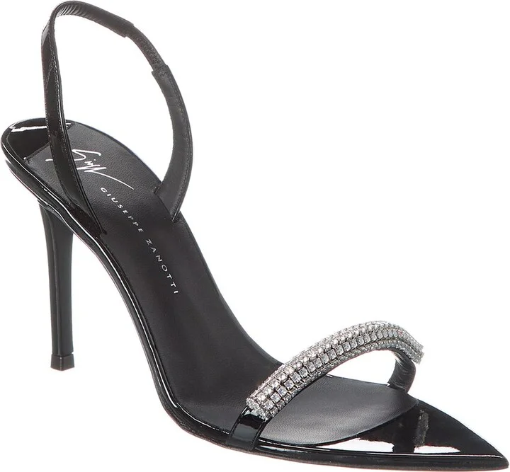Giuseppe Zanotti Intriigo Galassia 90 Patent Slingback Sandal