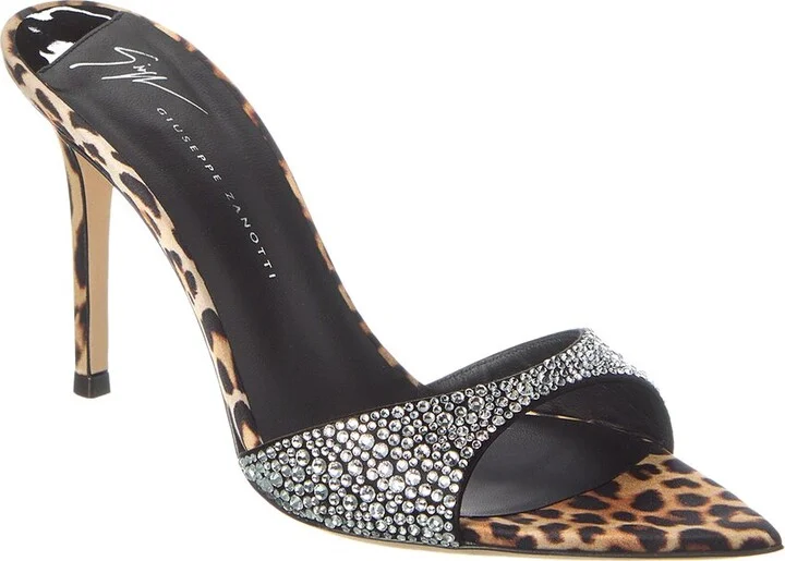 Giuseppe Zanotti Intriigo Leo 90 Satin Sandal
