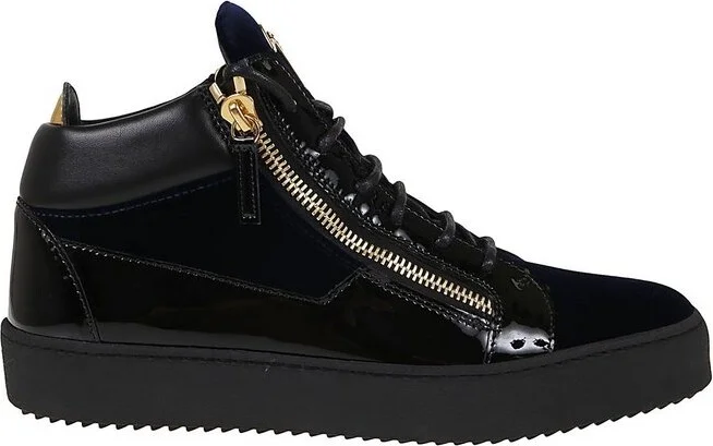 Giuseppe Zanotti Kriss High-Top Lace-Up Sneakers