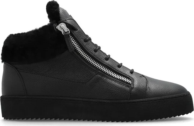 Giuseppe Zanotti Kriss Zip-Detailed Mid-Top Sneakers
