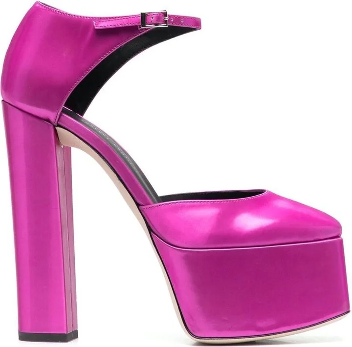 Giuseppe Zanotti Leather Plateau Pumps