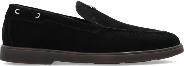 Giuseppe Zanotti Logo Plaque Slip On Shoes