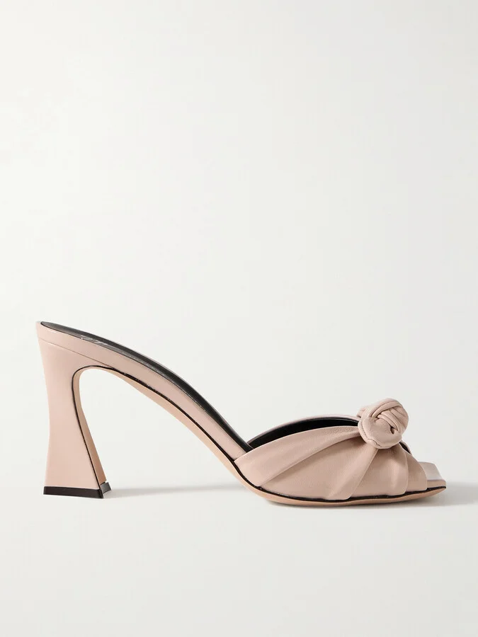 GIUSEPPE ZANOTTI - Marinetti Patent-leather Mules - Cream