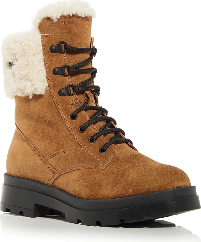 Giuseppe Zanotti Men's Jaure Shearling Hiking Boots