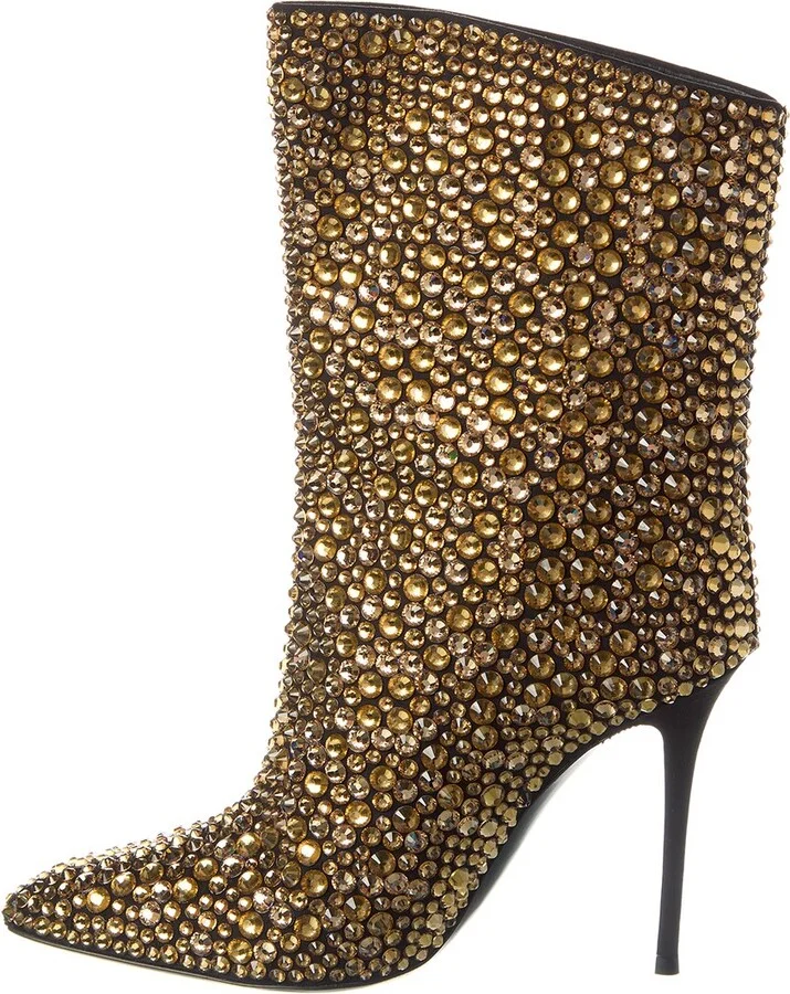Giuseppe Zanotti Merissa Sparkle 105 Bootie - Image 2