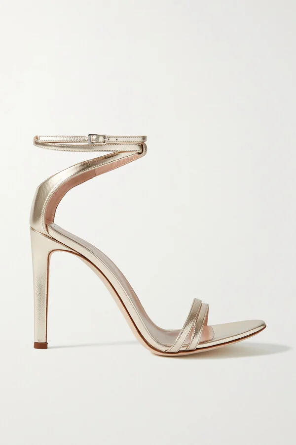 GIUSEPPE ZANOTTI - Metallic Leather Sandals - Gold