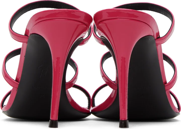 Giuseppe Zanotti Pink Clandestino Heeled Sandals - Image 2