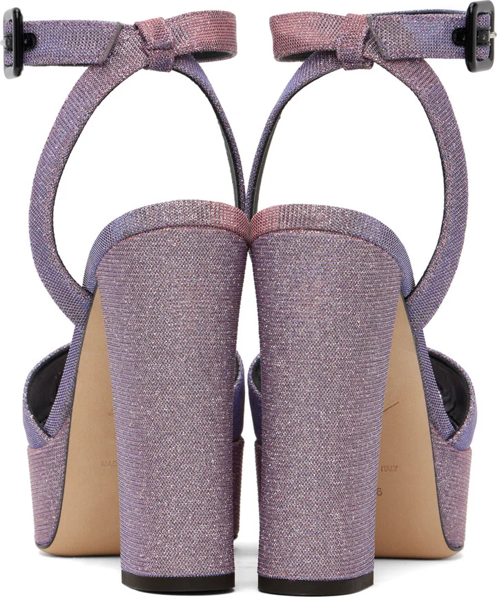 Giuseppe Zanotti Pink Notturna Heeled Sandals - Image 2