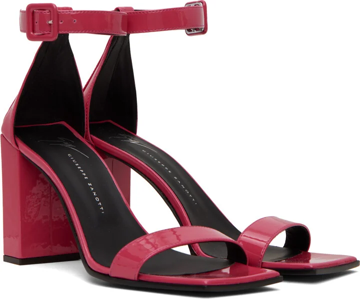 Giuseppe Zanotti Pink Shangay Heeled Sandals - Image 4