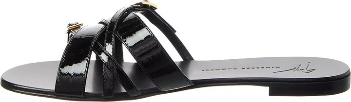 Giuseppe Zanotti Roll Patent Sandal - Image 2