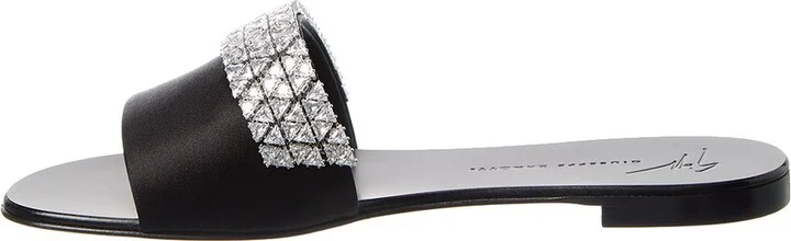Giuseppe Zanotti Roll Satin Sandal - Image 2