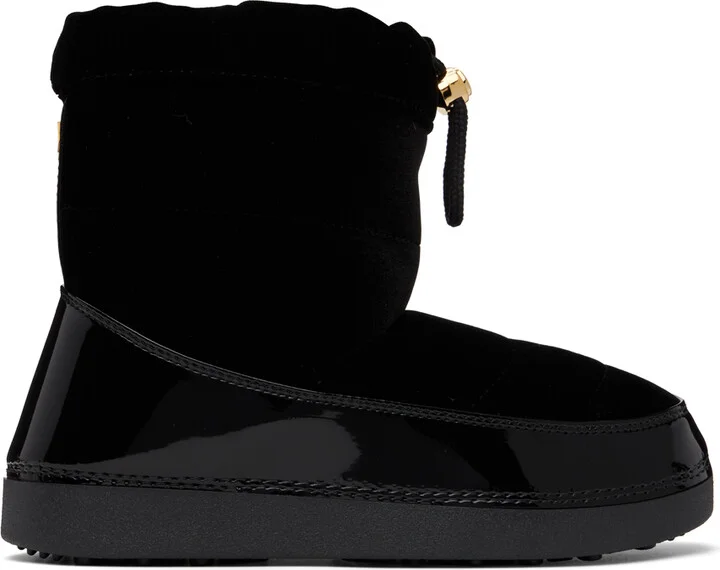 Giuseppe Zanotti SSENSE Exclusive Black Quilted Boots