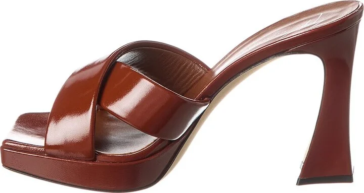 Giuseppe Zanotti Stacee 85 Leather Platform Sandal - Image 2