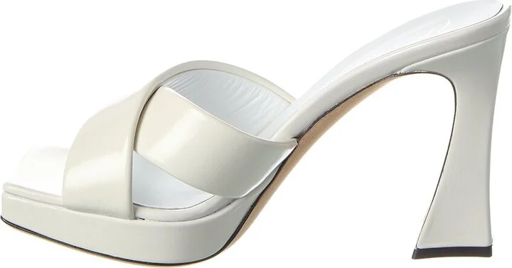 Giuseppe Zanotti Stacee 85 Leather Platform Sandal - Image 2