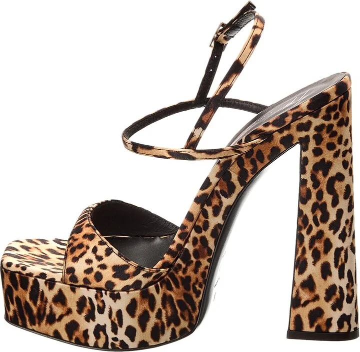 Giuseppe Zanotti Sylvy 145 Satin Platform Sandal - Image 2