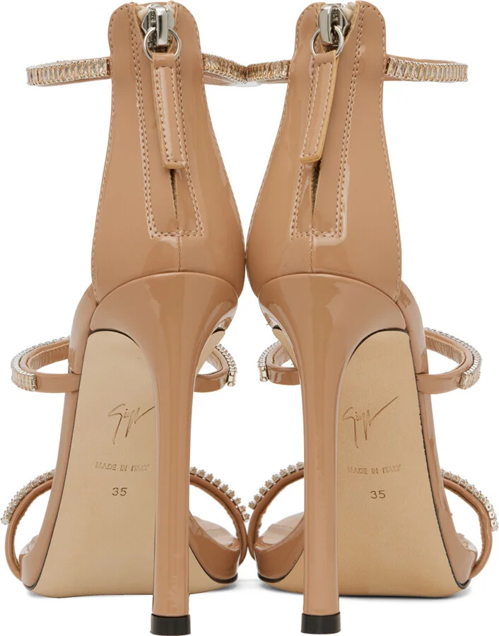 Giuseppe Zanotti Taupe South 115 Heeled Sandals - Image 2