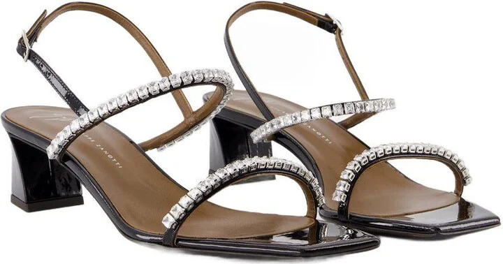 Giuseppe Zanotti Valentiine Crystal 45 Sandals - Image 2