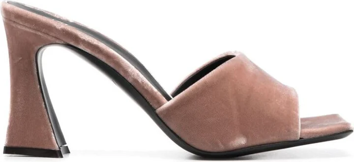 Giuseppe Zanotti Velvet Mule Sandals