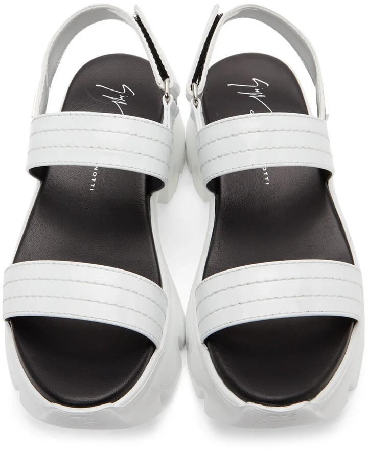 Giuseppe Zanotti White Apocalypse Summer Sandals - Image 5