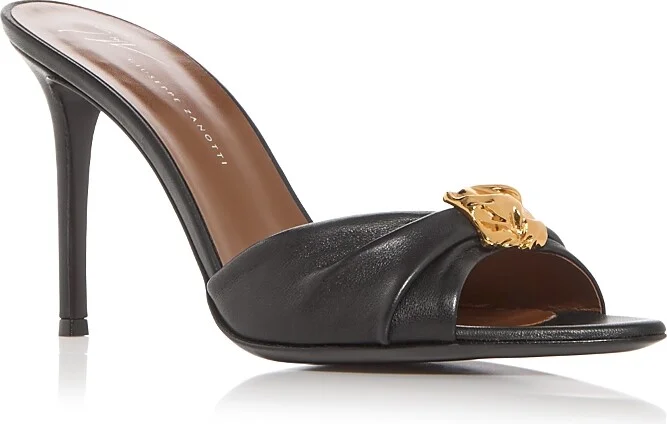 Giuseppe Zanotti Women's Clandestino Nugget Slide Sandals