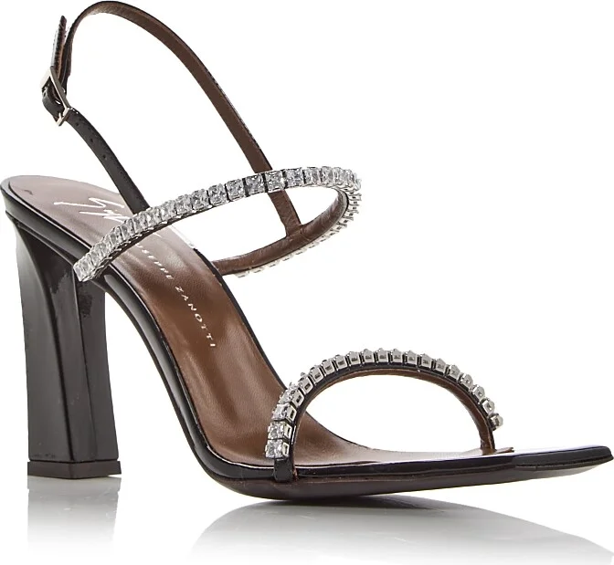 Giuseppe Zanotti Women's Crystal Embellished Slingback Sandals