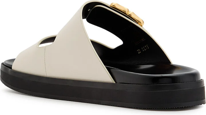 Givenchy 4G Liquid Dad Leather Sliders - Image 2
