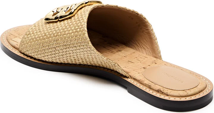 Givenchy 4G Liquid Raffia Sliders - Image 2