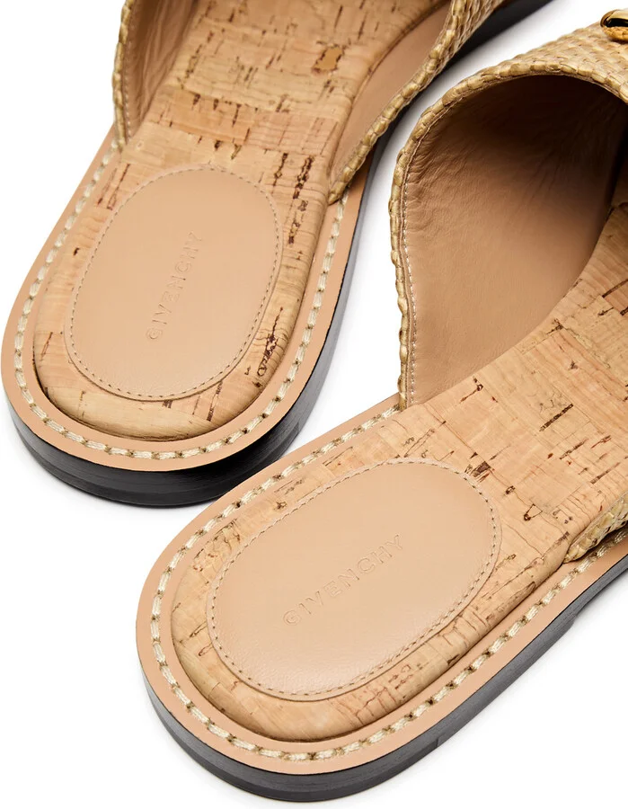Givenchy 4G Liquid Raffia Sliders - Image 4