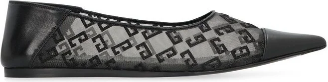 Givenchy 4G Motif Mesh Ballerina Shoes