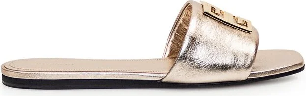 Givenchy 4G Plaque Square Toe Sandals