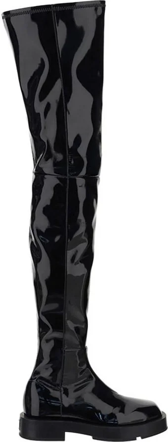 Givenchy 4G Plaque Thigh-High Boots