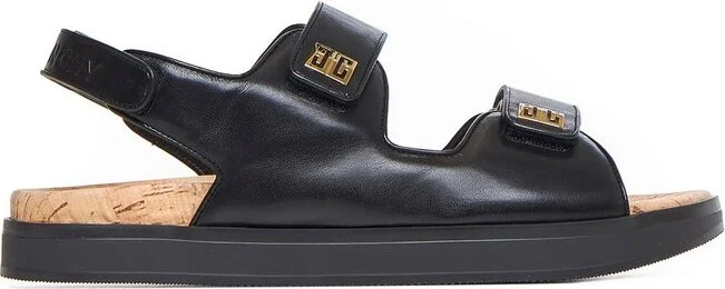 Givenchy 4G Plaque Touch Strap Sandals