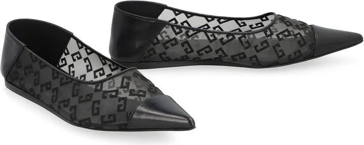 Givenchy 4G Pointy-Toe Ballet Flats - Image 3