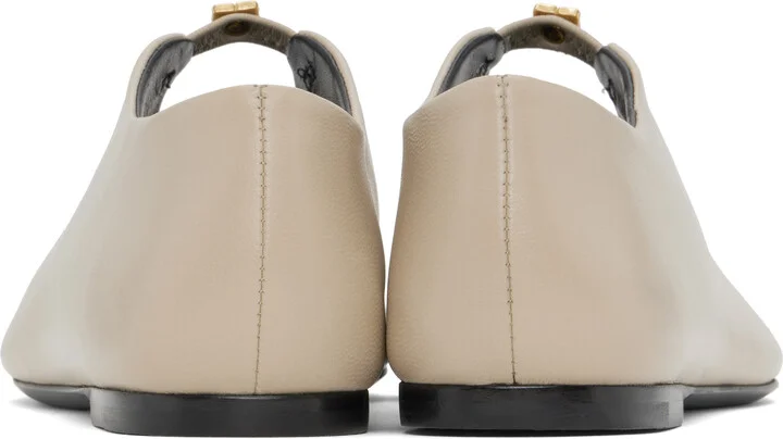 Givenchy Beige 4G Liquid Ballerina Flats - Image 2