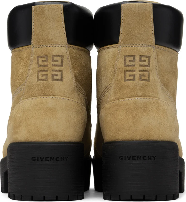 Givenchy Beige Trekker Boots - Image 2