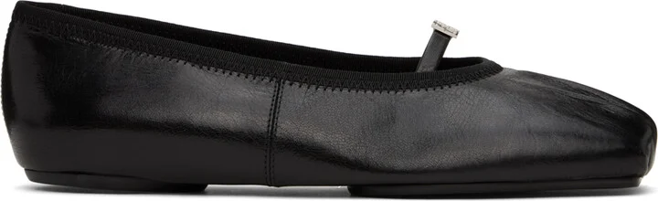 Givenchy Black 4G Ballerina Flats