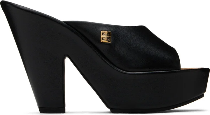 Givenchy Black 4G Doll Mules