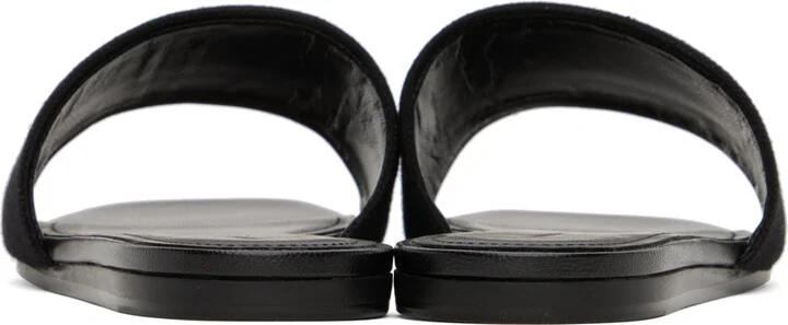 Givenchy Black 4G Flat Sandals - Image 2