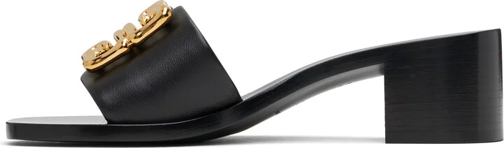 Givenchy Black 4G Heeled Sandals - Image 3