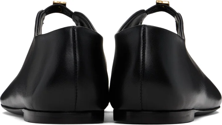 Givenchy Black 4G Liquid Ballerina Flats - Image 2