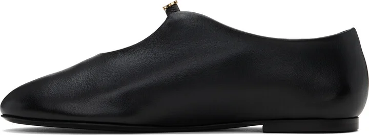 Givenchy Black 4G Liquid Ballerina Flats - Image 3