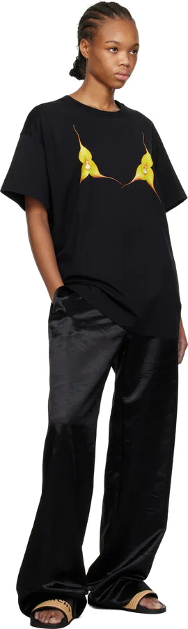 Givenchy Black & Beige Slide Sandals - Image 5