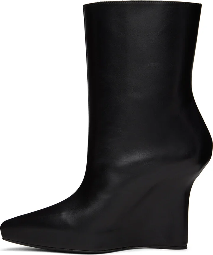 Givenchy Black G-Lock Ankle Boots - Image 3