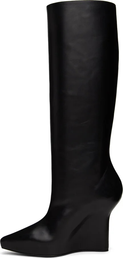 Givenchy Black G-Lock Boots - Image 3